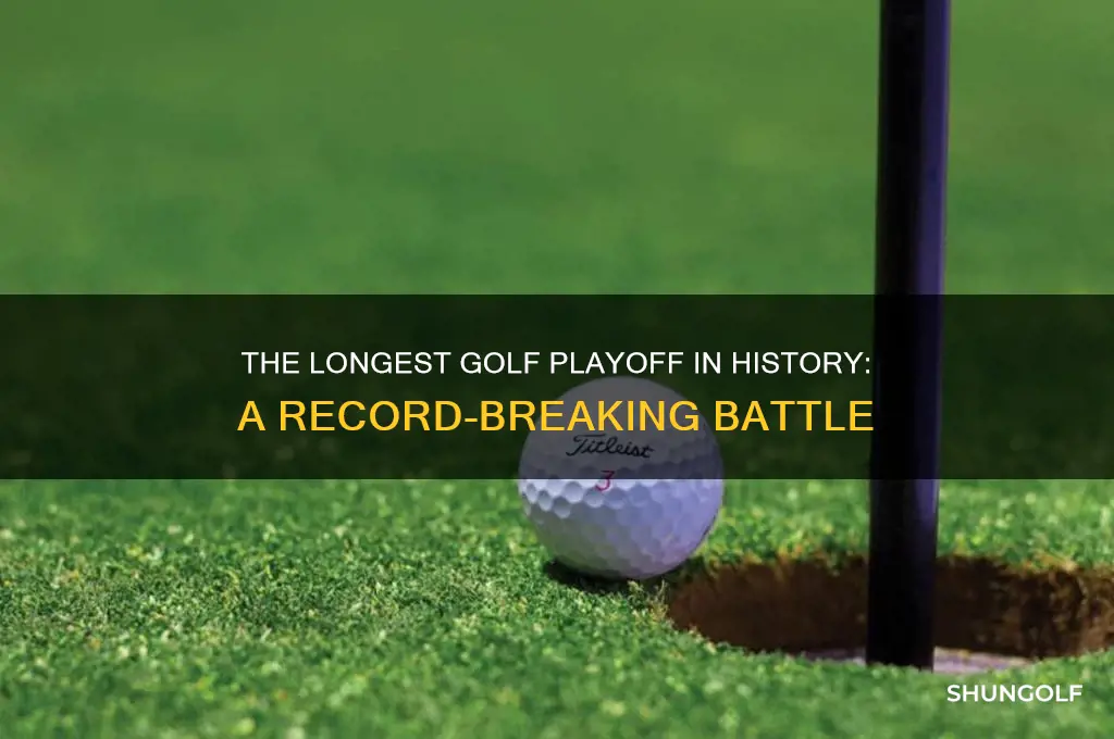 what was the longest playoff in golf