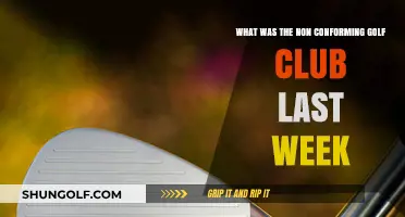 Unveiling the Controversial Non-Conforming Golf Club Scandal of Last Week