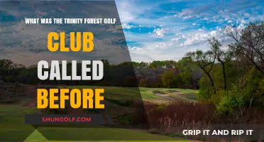 Trinity Forest Golf Club's Historic Name: Unveiling Its Past Identity
