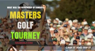 Sunday's Masters Golf Tournament: Unveiling the Viewership Numbers
