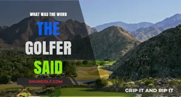 Unraveling the Mystery: What Did the Golfer Say on the Green?