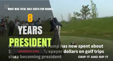 Obama's Presidential Golf Expenses: Uncovering the 8-Year Total Cost