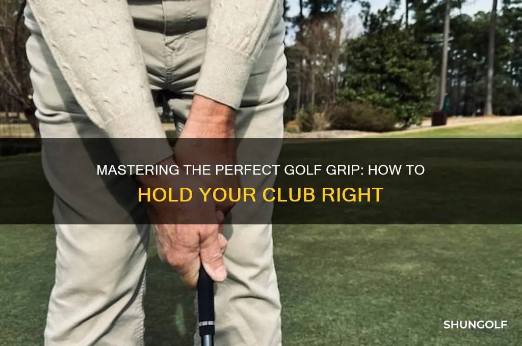 what way do you hold a golf club