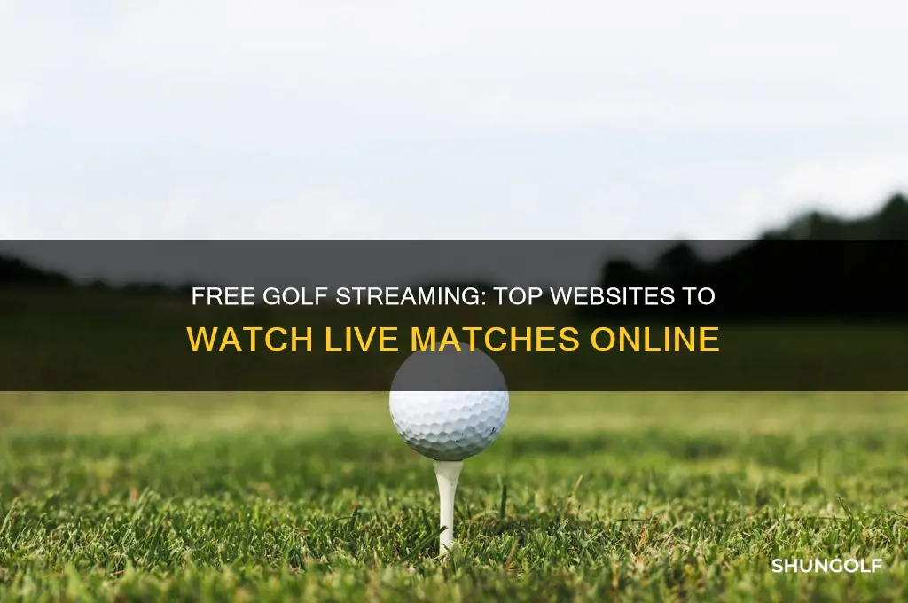 what website will let me watch golf for free