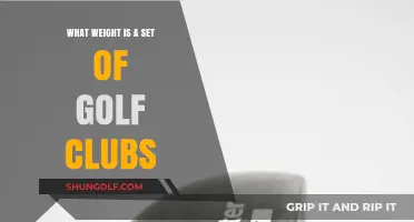 Understanding the Standard Weight of a Full Set of Golf Clubs