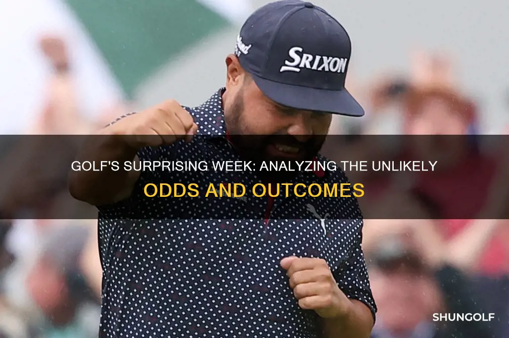 what were the odds for golf this week