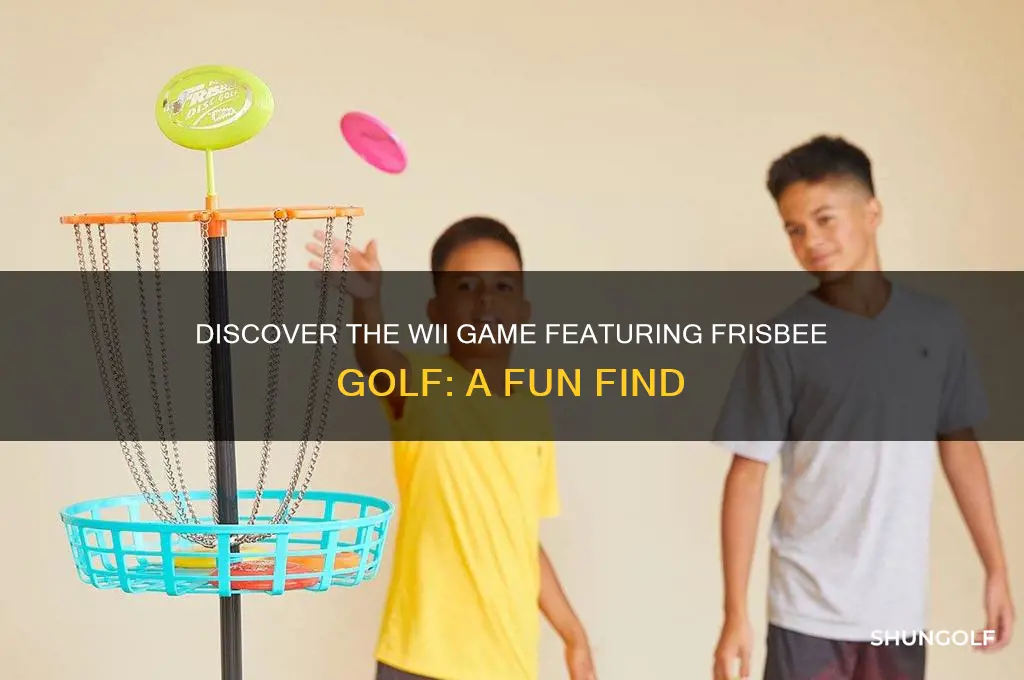 what wii game has frisbee golf