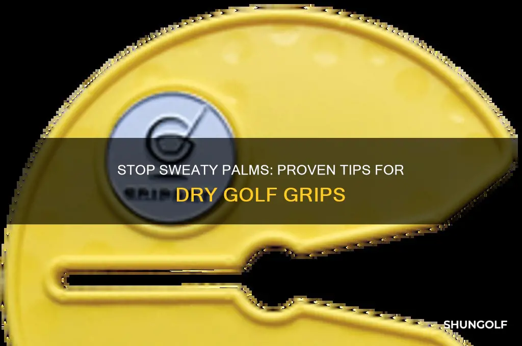 what will keep your hands from sweating while golf