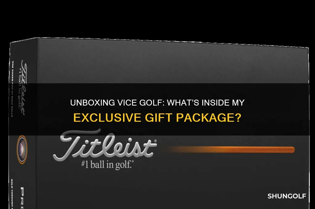 what will my gift from vice golf be