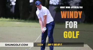 When Golf Meets Gusts: Determining Unplayable Wind Speeds on the Course