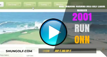 Golf League Manager 2001: Compatible Windows Versions Explained