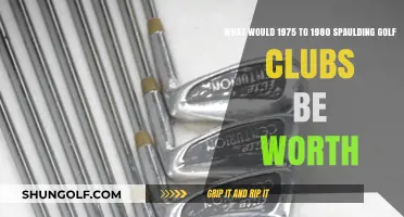 Valuing Vintage: 1975-1980 Spaulding Golf Clubs' Worth Today
