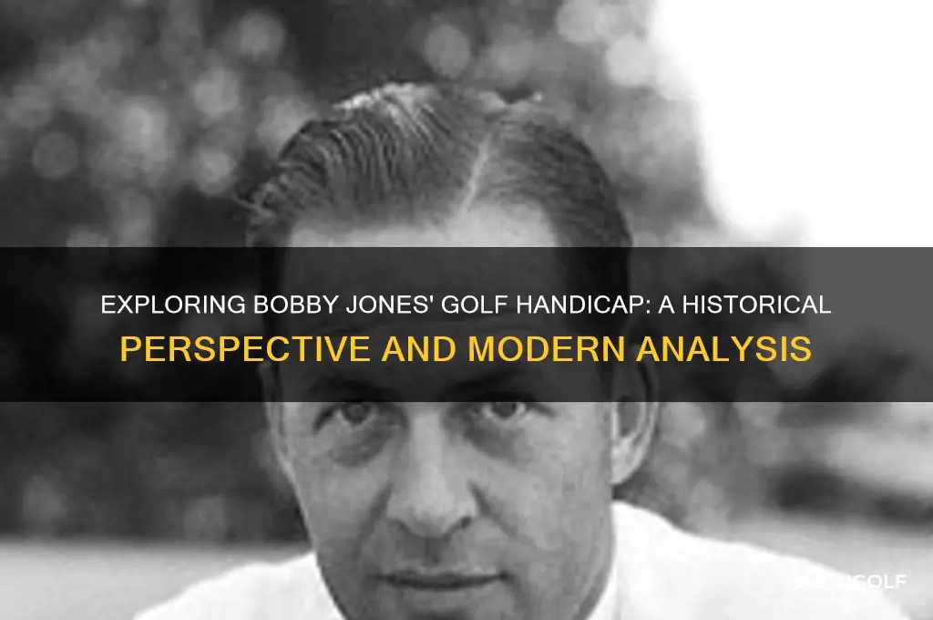 what would bobby jones golf handicap look like
