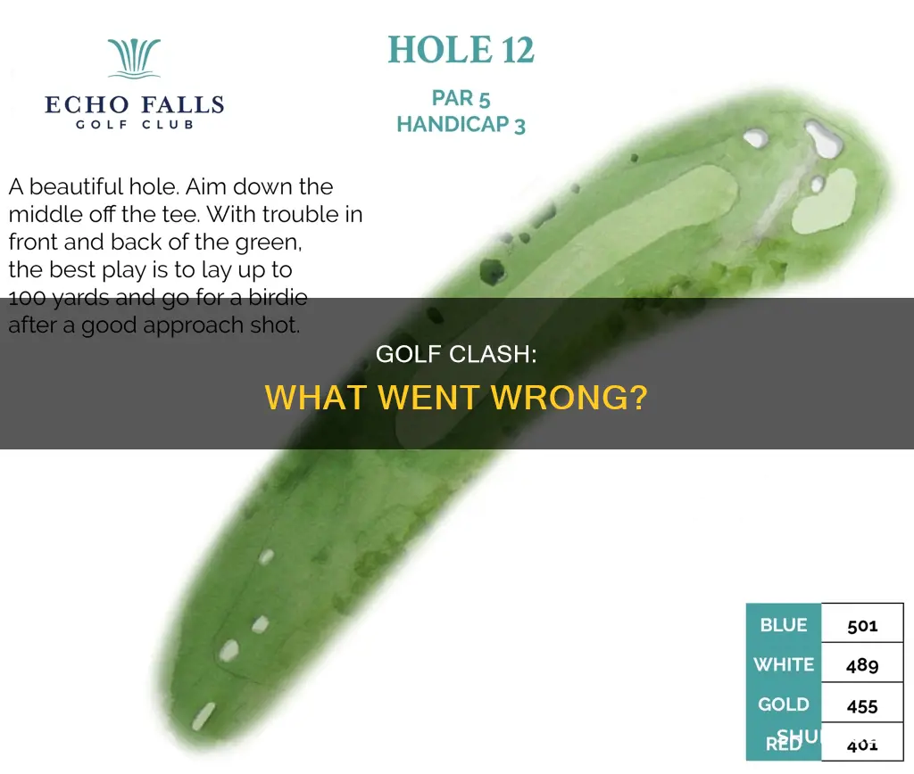 what wrong with golf clash tonight