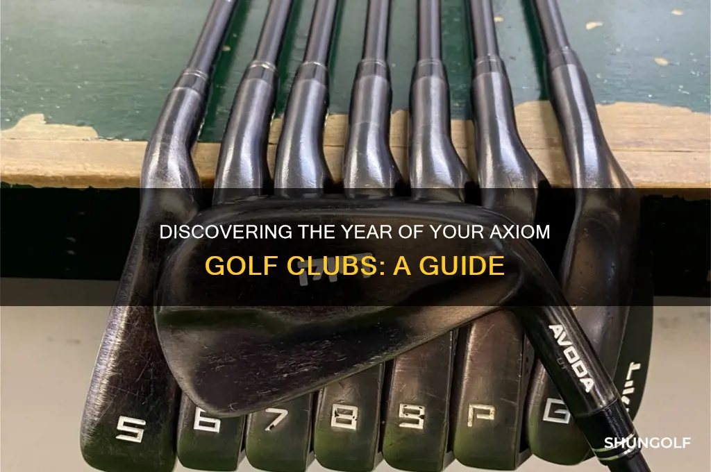 what year axiom golf clubs