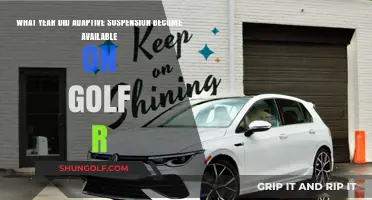 When Did Golf R Introduce Adaptive Suspension Technology?