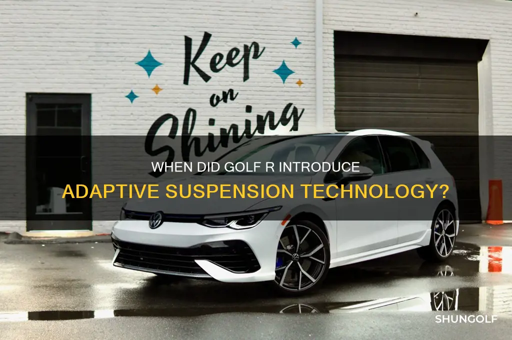 what year did adaptive suspension become available on golf r