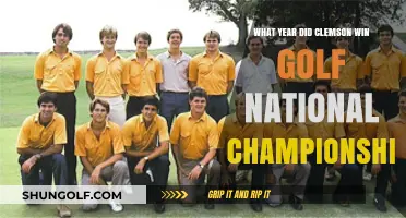 Clemson's Historic Golf National Championship Victory: The Year Revealed