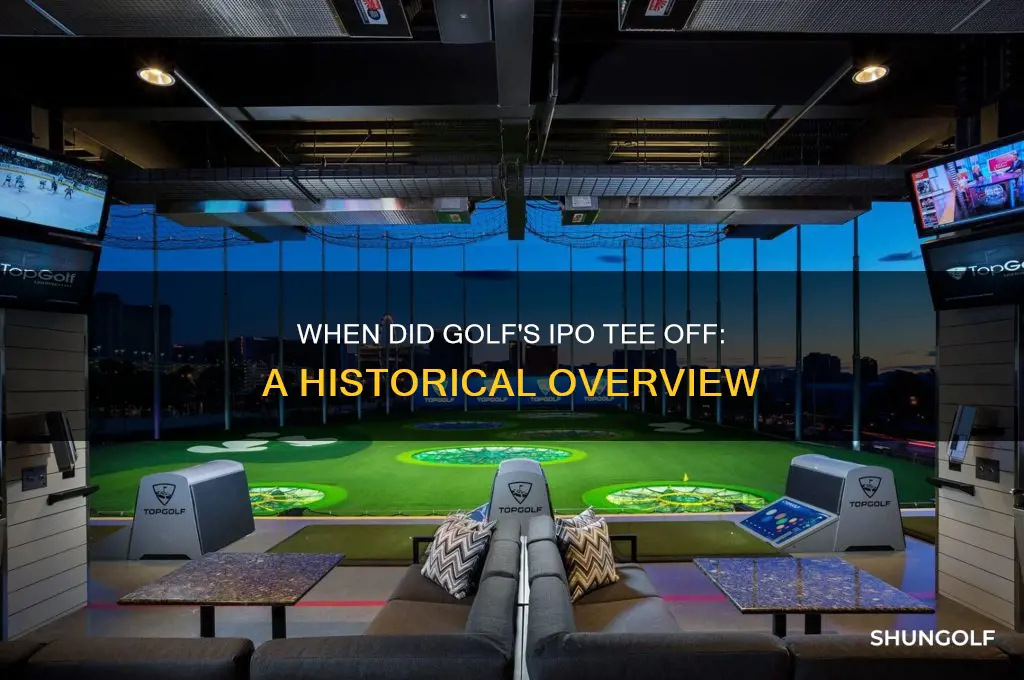 what year did golf open their ipo