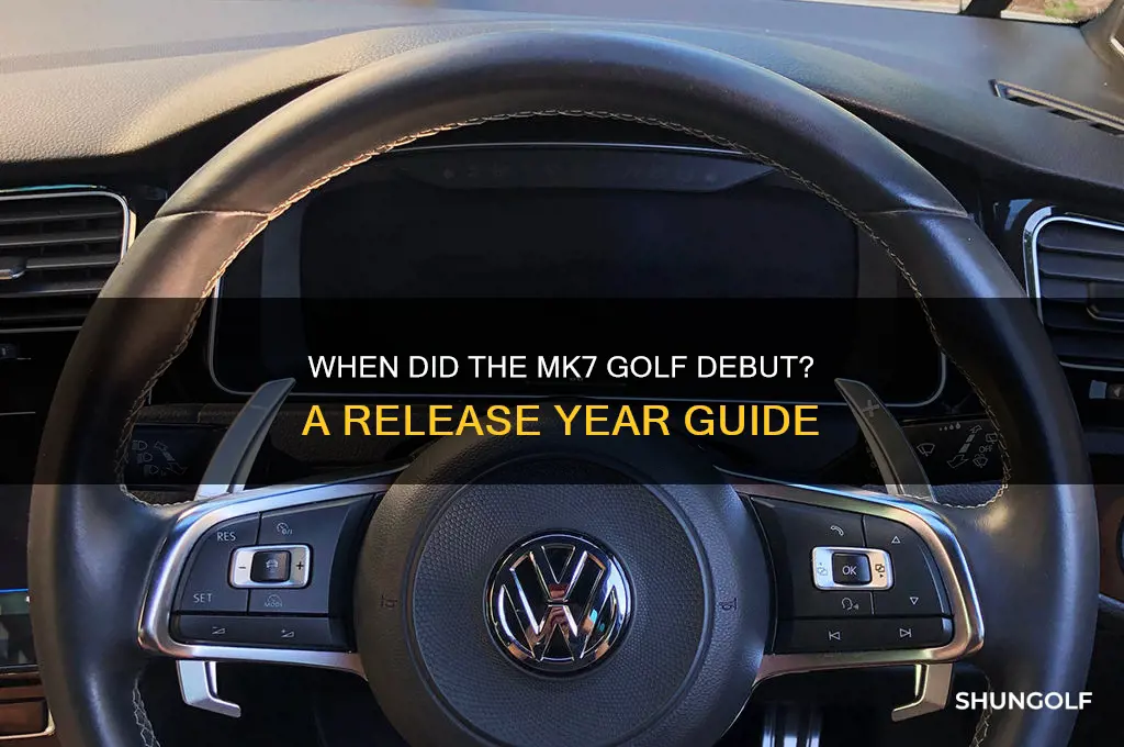 what year did mk7 golf come out