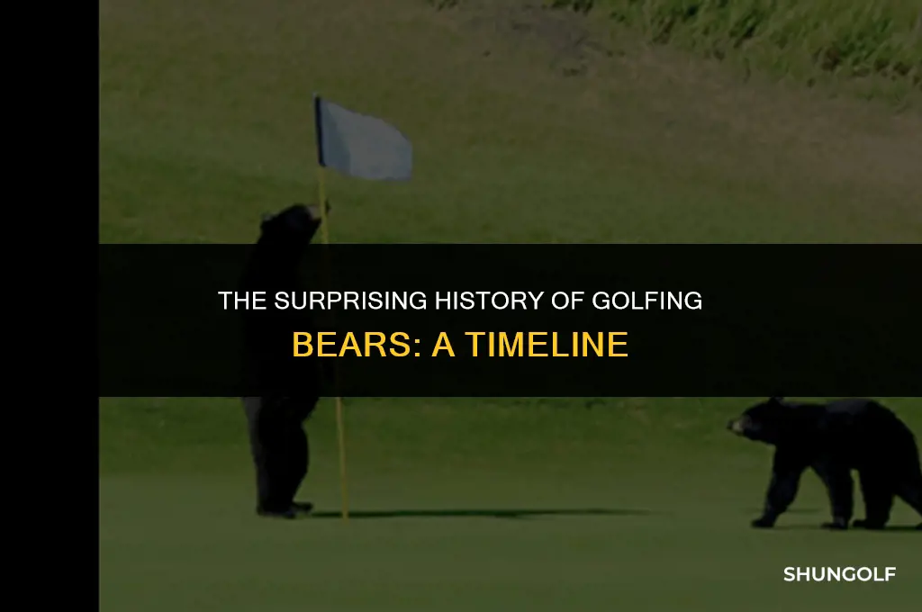 what year did the bear start golfing