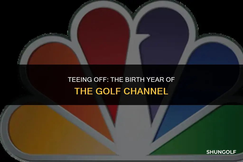 what year did the golf channel start