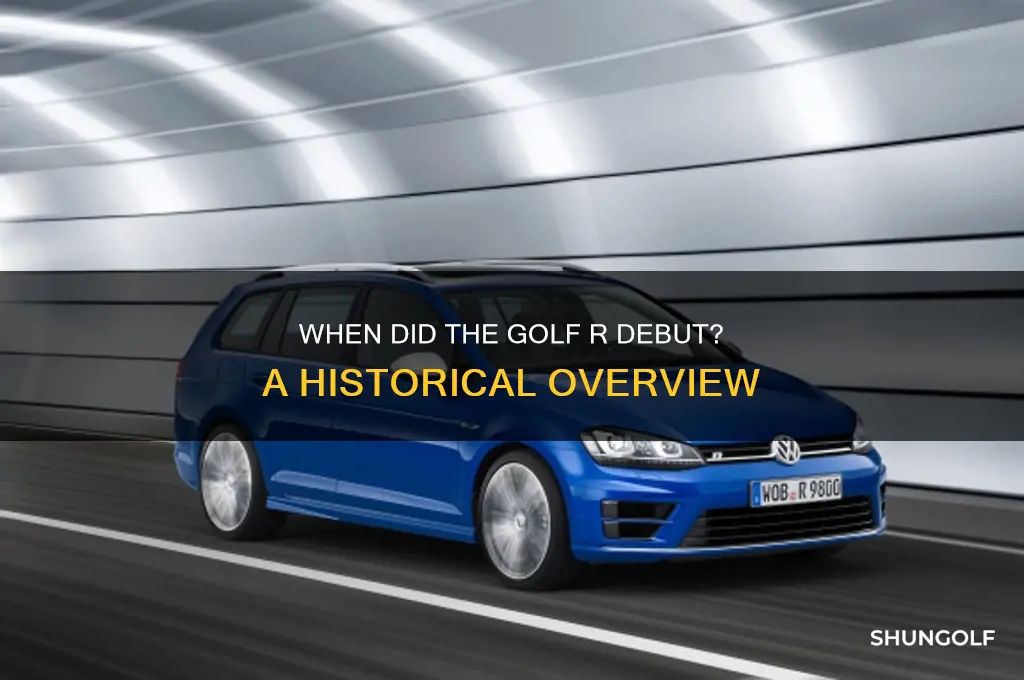 what year did the golf r come out