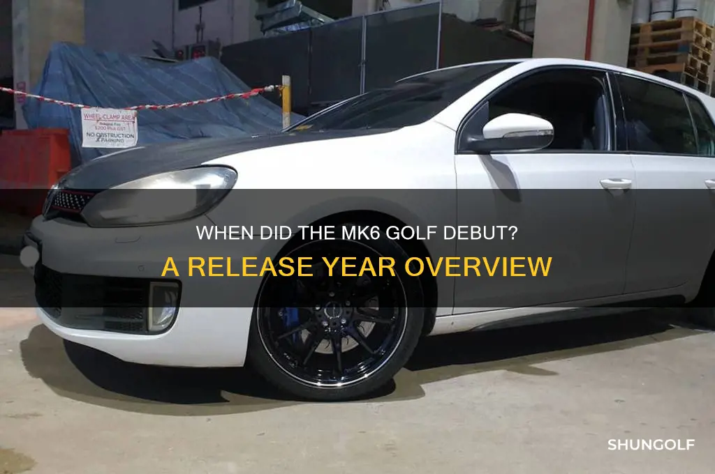 what year did the mk6 golf come out