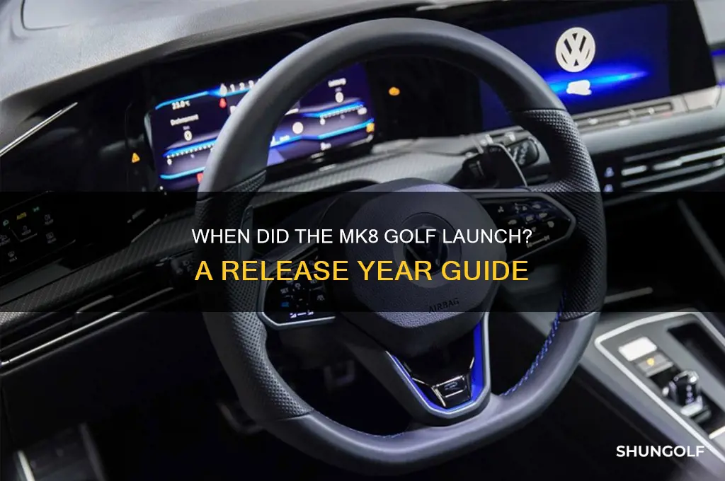 what year did the mk8 golf come out