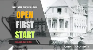 The US Golf Open: A Historic Tournament's Inaugural Year