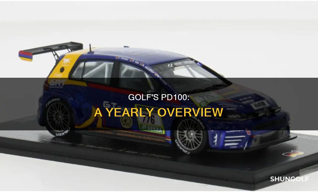 what year golfs have the pd100