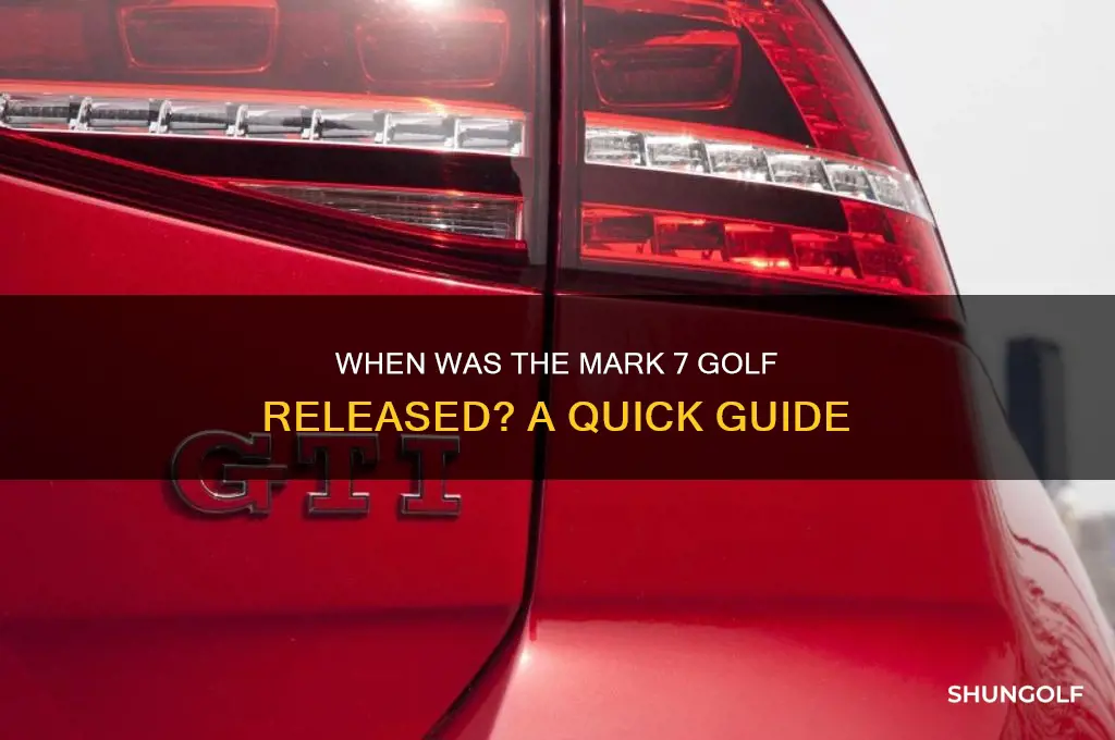 what year is a mark 7 golf