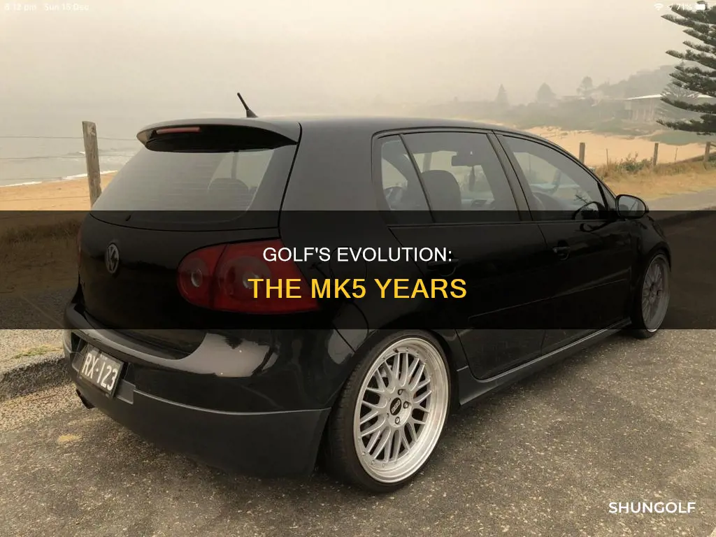 what year is a mk5 golf