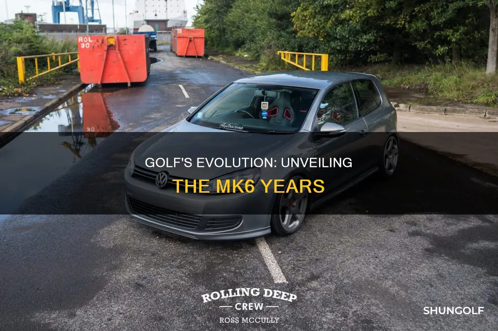 what year is a mk6 golf
