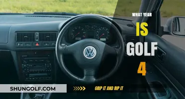 The Golf 4's Iconic Year