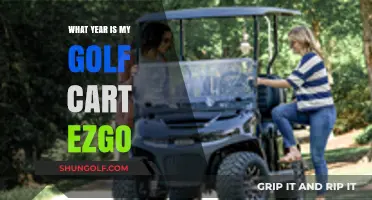 How to Determine the Year of Your E-Z-GO Golf Cart