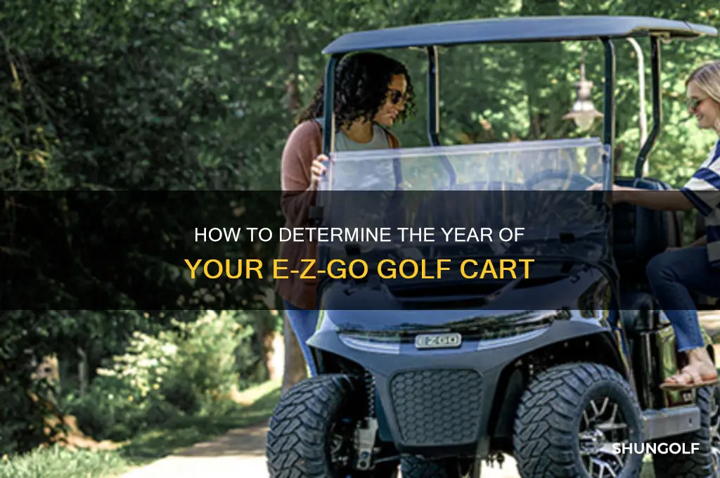 what year is my golf cart ezgo