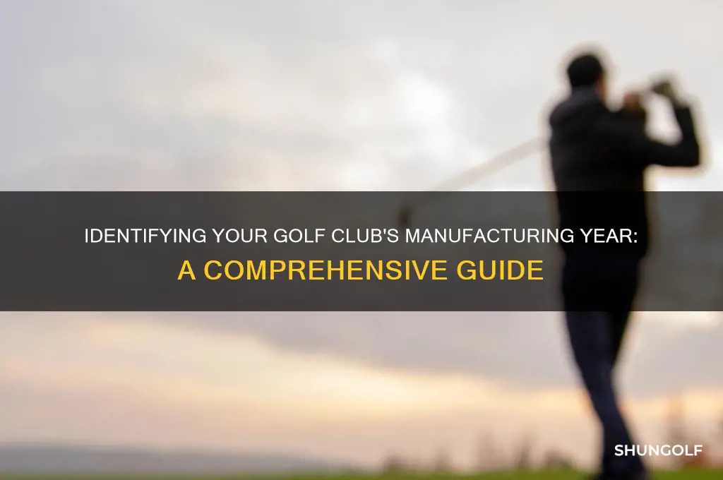 what year is my golf club