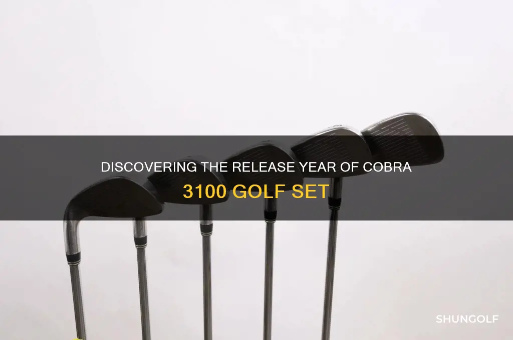 what year was cobra 3100 golf set