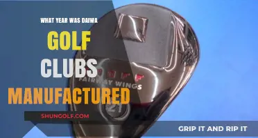 Unveiling the Manufacturing Year of Daiwa Golf Clubs: A Historical Overview