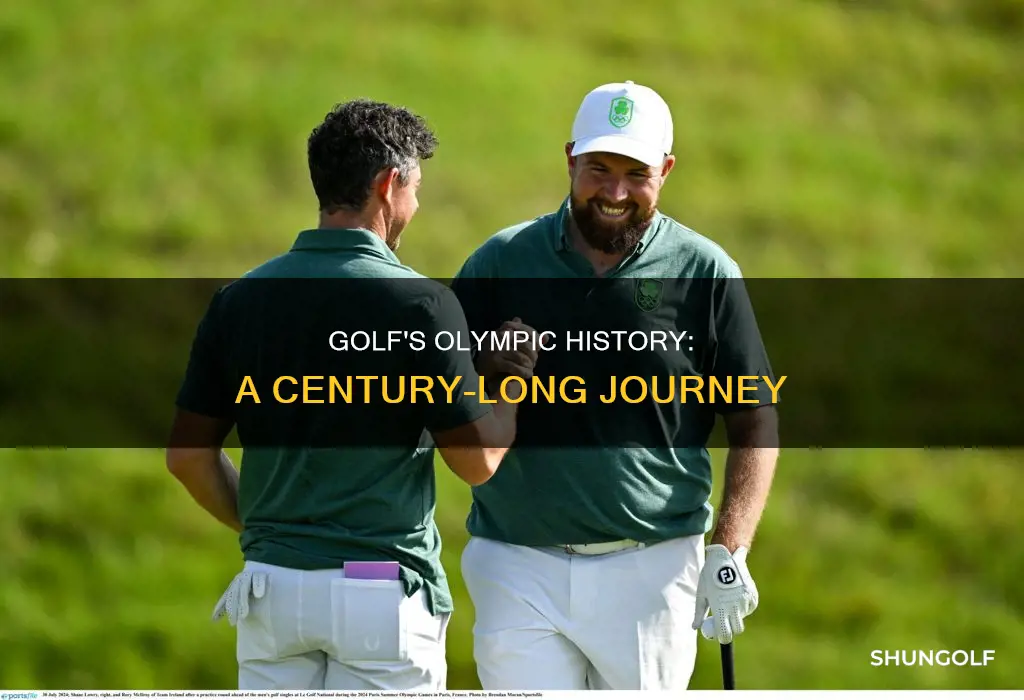 what year was golf brought olympics