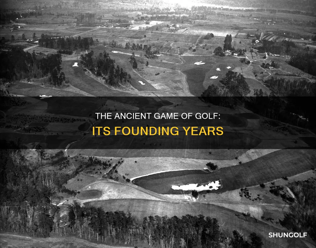 what year was golf founded