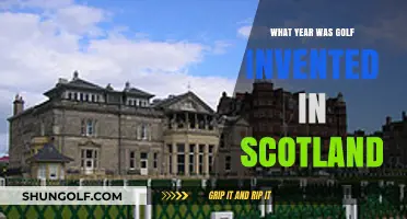 Uncovering Scotland's Golf Origins: The Year It All Began