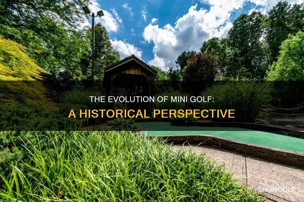 what year was mini golf created