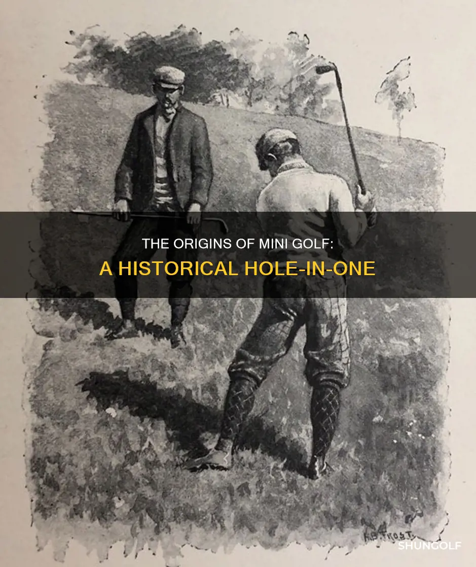 what year was miniature golf invented
