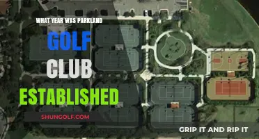 Discovering the Founding Year of Parkland Golf Club's Legacy