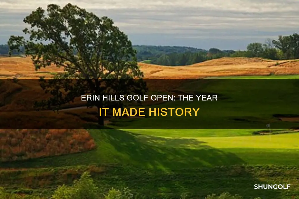 what year was the erin hills golf open