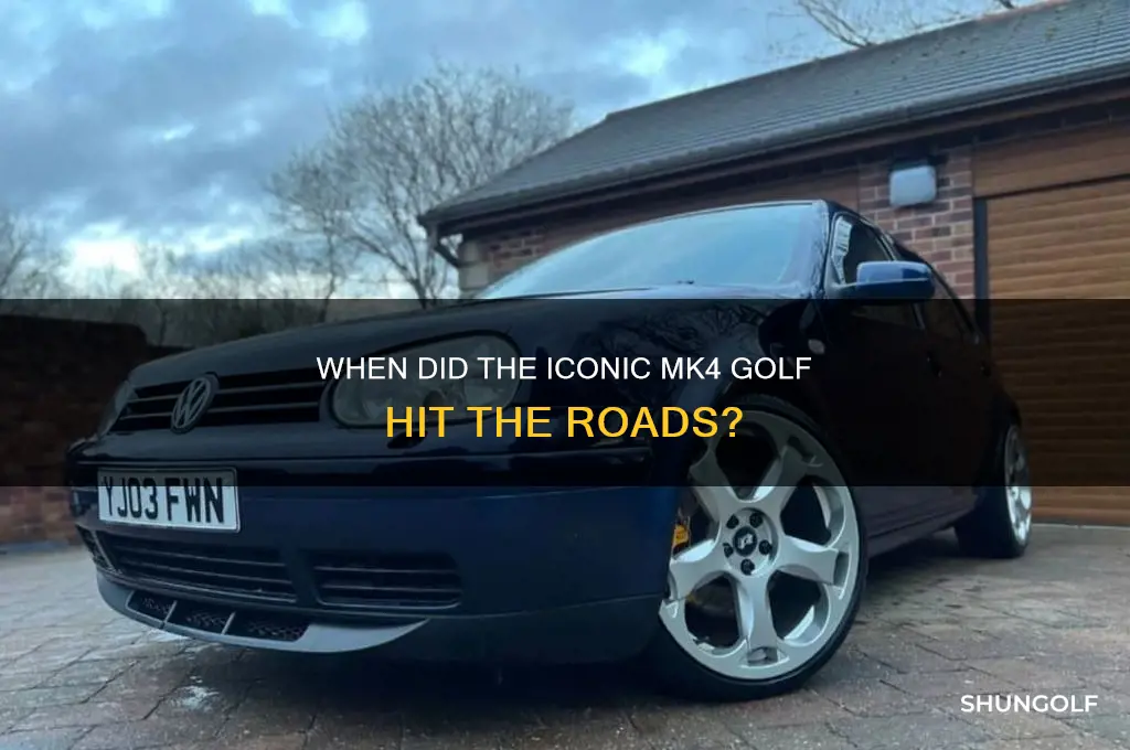 what year was the mk 4 golf around