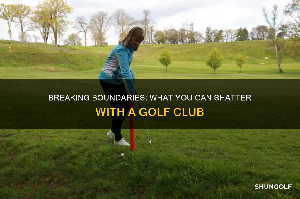 what you break with a golf club