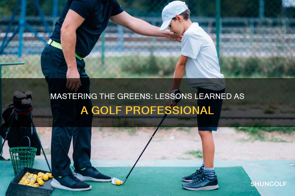 what you learn being a golf professional